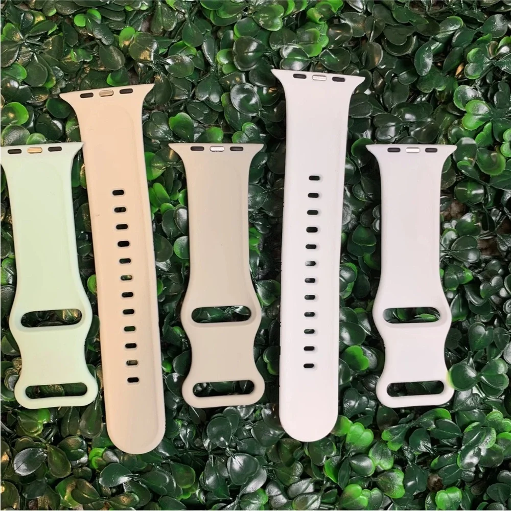 Disney Parks Themed Silicone Watch Bands for Apple Smart Watch 42/44/45/49mm 4pk